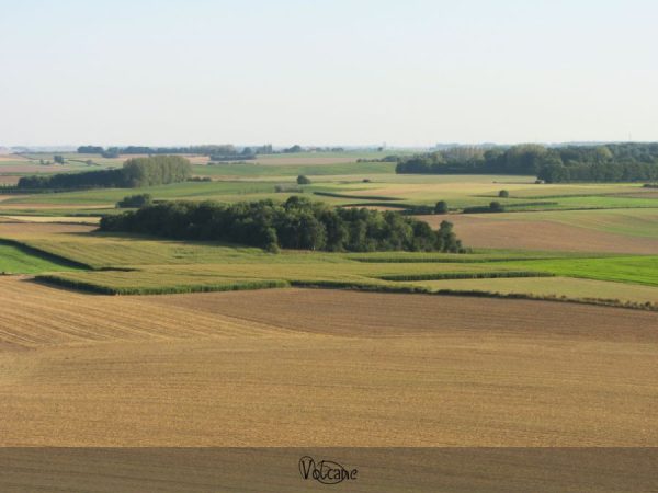 Vue sur les champs de bataille