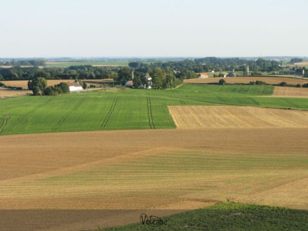 Vue sur les champs de bataille