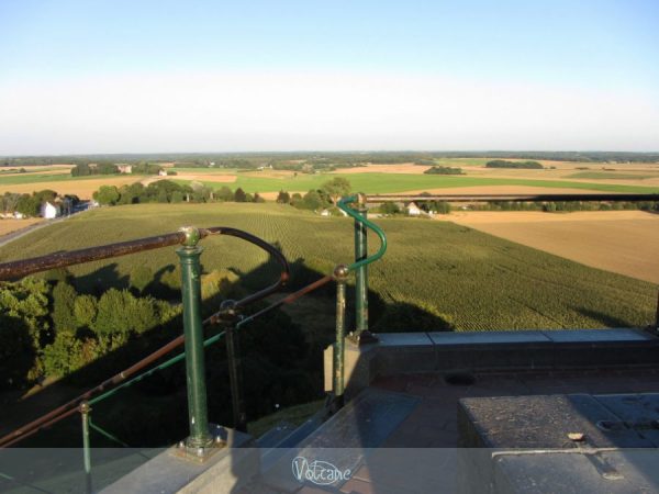 En haut de la butte